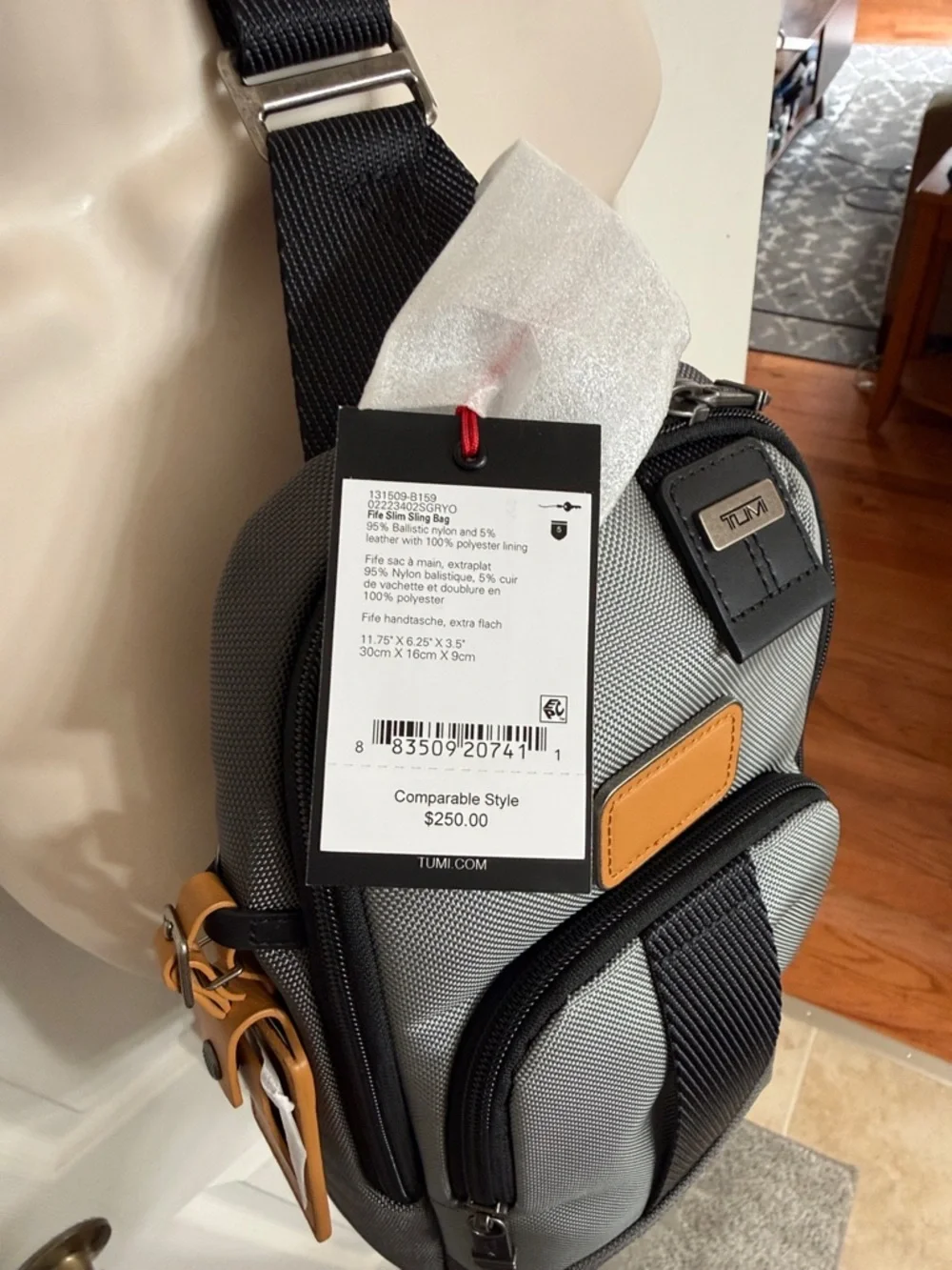 NWT Tumi Crossbody Fife Slim Sling Bag